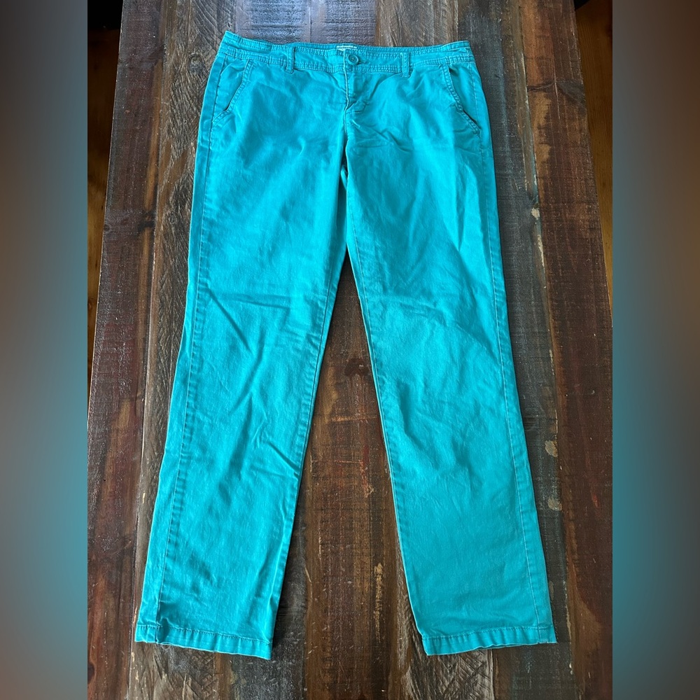 Mossimo Jeans Women’s Junior 7 Fit‎ 6 Aqua Straight Leg Pants | SKU 0544